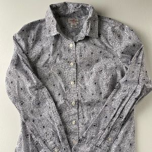 JCrew Floral Button Up